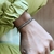 PULSEIRA PIKUM BOLINHAS PRATA925 17 CM