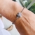 PULSEIRA INSPIRAÇÃO CORAÇÃO CRAVEJADO PRATA925