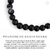 Pulseira SHAMBALLA de Pedra natural Detalhe Pedra Sodalita - Vix joias e pratas