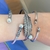 BRACELETE REGULÁVEL FOLHA PRATA925 - loja online