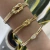 Bracelete duplo nó liso semijoia - comprar online