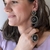 ANEL MANDALA CRISTAL CITRINO RÓDIO NEGRO - comprar online