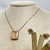 CONJUNTO BRINCO E COLAR CRISTAL MORGANITA RÓDIO NEGRO - comprar online