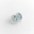 BRINCO PRINCESS CRISTAL AGUA MARINHA PRATA925 - comprar online