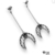 Imagem do BRINCO LONGO 1/2 LUA BOHO PRATA925