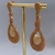 BRINCO TORCIDO GOTA QUARTZO RUTILADO SEMIJOIA - comprar online