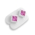 Brinco de Losango com Zircônia Rubi Rose Prata925 - comprar online