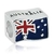 BERLOQUE BANDEIRA AUSTRALIA FIXA PRATA925
