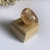 ANEL OVAL PEDRA QUARTZO RUTILADO CRISTAL RUBI SEMIJOIA