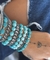Pulseira de Howlita Turquesa Prata925 -16cm na internet