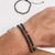 Imagem do Pulseira Pedra Obsidiana Negra Fecho Regulável SHAMBALLA