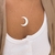 COLAR FIO NYLON PINGENTE LUA CHAPADA LASER PRATA925 na internet