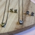 Conjunto Brinco e Colar cristal quartzo ródio negro - Vix joias e pratas