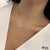 GARGANTILHA LETRA CRAVEJADA ZIRCÔNIAS PRATA925 45 cm - comprar online