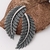 Brinco folha boho prata925