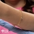 PULSEIRA INFANTIL CRISTAIS PENDURADOS SEMIJOIA 14 cm - comprar online