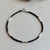 PULSEIRA MURANO NEGRO DETALHE CANUTILHO PRATA925 17 cm