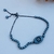 PULSEIRA SHAMBALA OLHO GREGO PRATA925 RODINADA - Vix joias e pratas