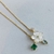 GARGANTILHA FLOR EM MADREPÉROLA SEMIJOIA 43 cm - comprar online