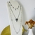 GARGANTILHA CHOCKER ESTRELAS RÓDIO NEGRO 38cm - loja online