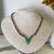 CONJUNTO GARGANTILHA E BRINCO RIVIERA RÓDIO BRANCO 40cm na internet