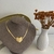 GARGANTILHA CHOCKER CORAÇÃO SEMIJOIA 38cm