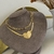 GARGANTILHA CHOCKER CORAÇÃO SEMIJOIA 38cm na internet