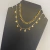 GARGANTILHA CHOCKER BOLINHAS SEMIJOIA 45cm - loja online