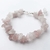 Pulseira de Cascalho Quartzo Rosa Prata925
