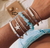 Pulseira de Cascalho Água Marinha Prata925 - loja online
