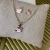 CONJUNTO BRINCO E COLAR INFANTIL GATO SEMIJOIA - comprar online