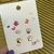 TRIO BRINCOS INFANTIL ESMALTADO SEMIJOIA na internet