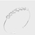 Bracelete com Zircônias de Coração Prata925