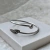 Bracelete Trabalhado Folha e Esfera Boho Prata925