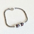 Pulseira Cloisonné Azul e Vermelha Prata925 18cm - comprar online