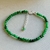 PULSEIRA PEDRA NATURAL JADE VERDE PRATA925 18 cm - comprar online