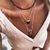 GARGANTILHA BOHO OBSIDIANA NEGRA PRATA925 - comprar online