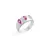 ANEL LARGO CRISTAL ROSE FUSION PRATA925 - comprar online