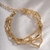 PULSEIRA TRIPLA SEMIJOIA 20 cm