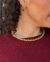 Conjunto femino colar pérolas e brinco argola na internet