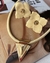 Conjunto couro amarelo manteiga - comprar online