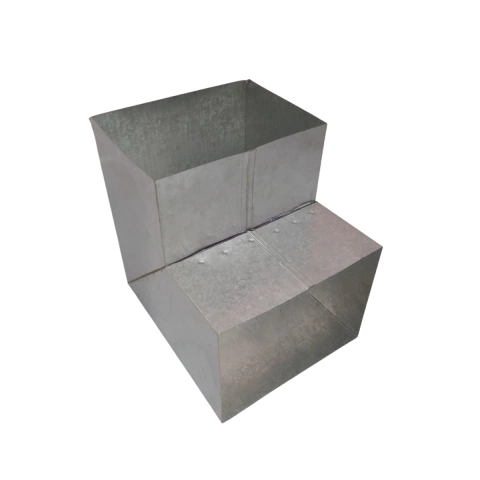 Codo Rectangular para Ventilación de Chapa Galvanizada - comprar online