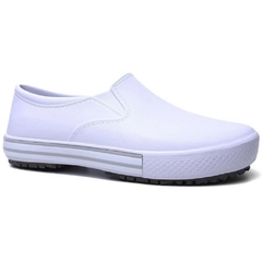 Tênis Iate Soft Works BB80 Branco Para Área Hospitalar Com Faixas Claras CA 37212 - comprar online