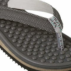 Chinelo Anabela Dedo Anatômico para Esporão e Fascite Plantar Mundoflex - Marrom Escuro 35/36 ao 39/40