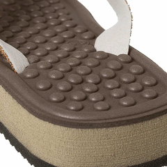 Imagem do Chinelo Anabela Dedo Anatômico para Esporão e Fascite Plantar Mundoflex - Marrom Escuro 35/36 ao 39/40