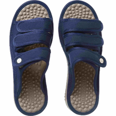 Mule Ajustável Anatômico para Esporão e Fascite Plantar Mundoflex - Azul Marinho - loja online