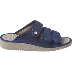 Mule Ajustável Anatômico para Esporão e Fascite Plantar Mundoflex - Azul Marinho - comprar online