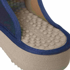 Mule Ajustável Anatômico para Esporão e Fascite Plantar Mundoflex - Azul Marinho