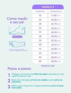 Mule Ajustável Anatômico para Esporão e Fascite Plantar Mundoflex - Azul Marinho na internet