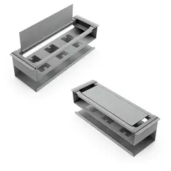 Pasacables rectangular triple - comprar online